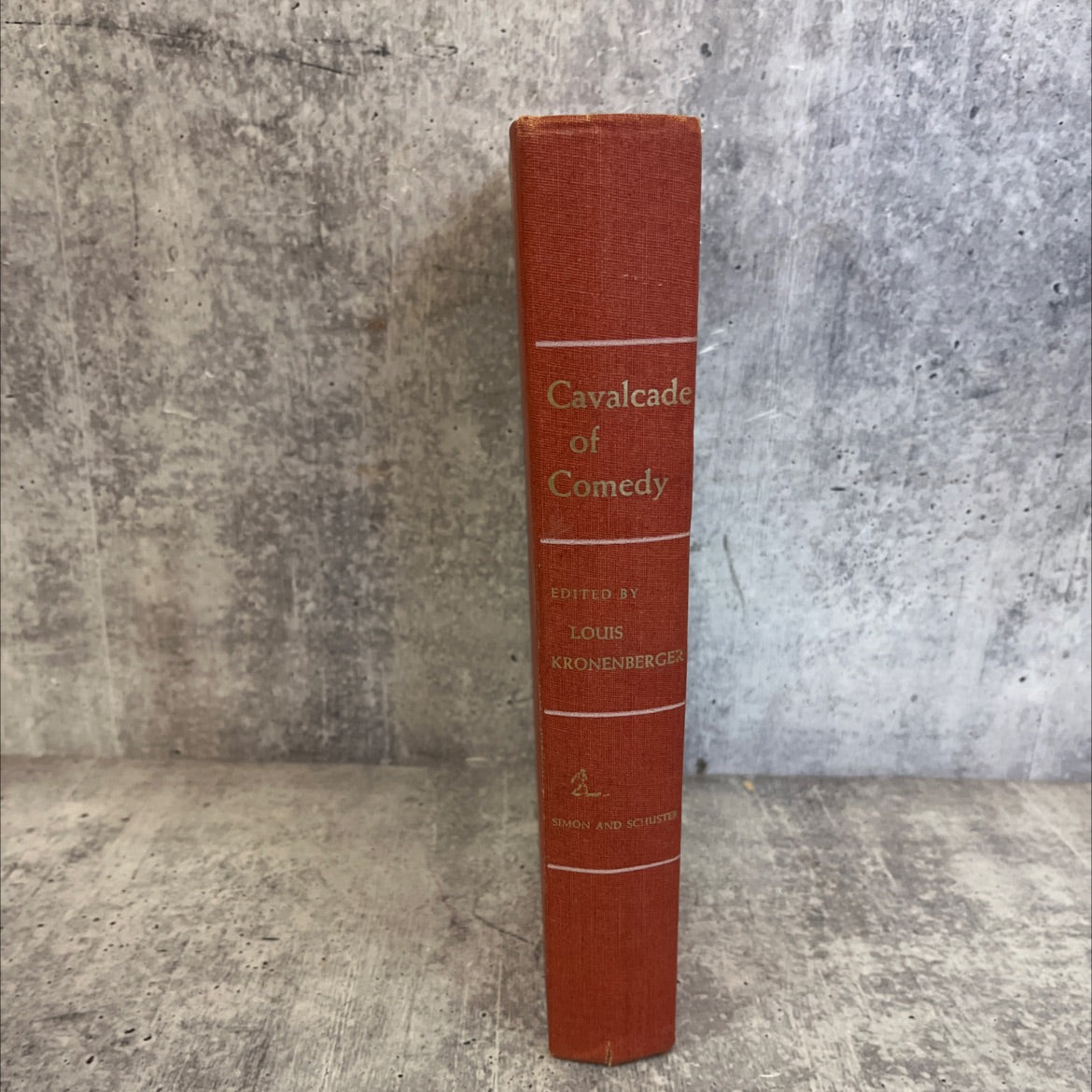 cavalcade of comedy book, by Louis Kronenberger, 1953 Hardcover image 1