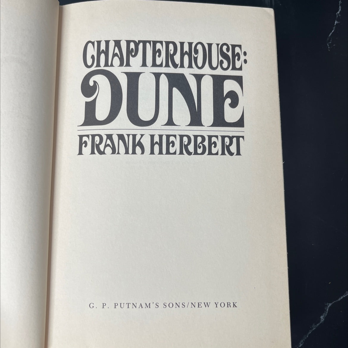 chapterhouse: dune book, by Frank Herbert, 1985 Hardcover, First Edition image 2