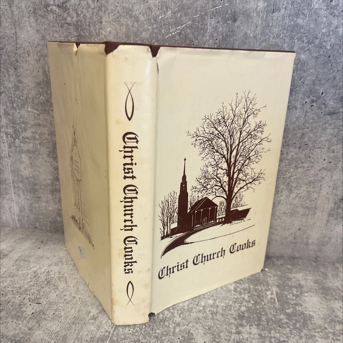 christ church cooks book, by the episcopal churchwomen of christ church, 1976 Hardcover, Vintage image 1