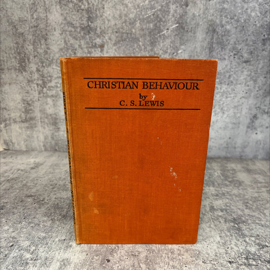 christian behaviour book, by c. s. lewis, 1943 Hardcover image 1