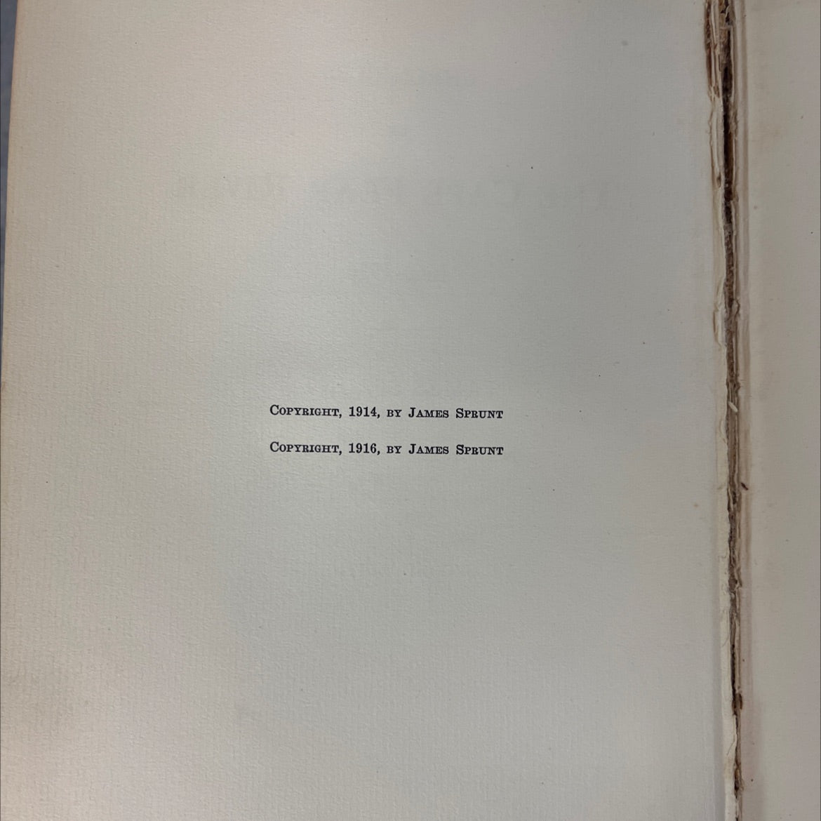 chronicles of the cape fear river 1660-1916 book, by james sprunt, 1916 Leather, Rare, Antique image 3