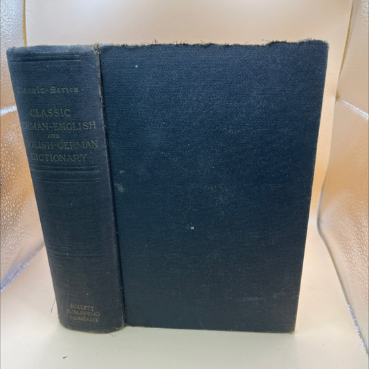 classic german dictionary german-english and english-german book, by Follett Publishing Company, 1929 Hardcover, Rare, image 1