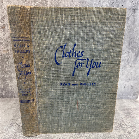 clothes & you book, by mildred graves ryan, velma phillips, 1947 Hardcover, Vintage image 1