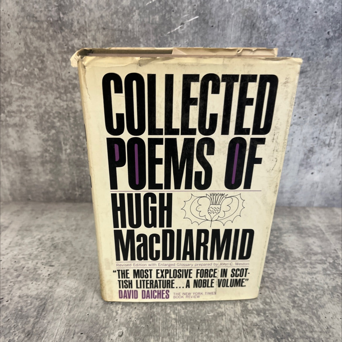 collected poems of hugh macdiarmid revised edition with enlarged glossary book, by hugh macdiarmid, 1967 Hardcover image 1