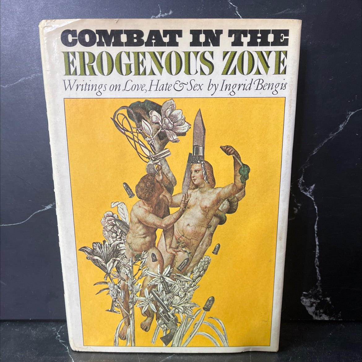 combat in the erogenous zone book, by Ingrid Bengis, 1972 Hardcover, First Edition, Vintage image 1