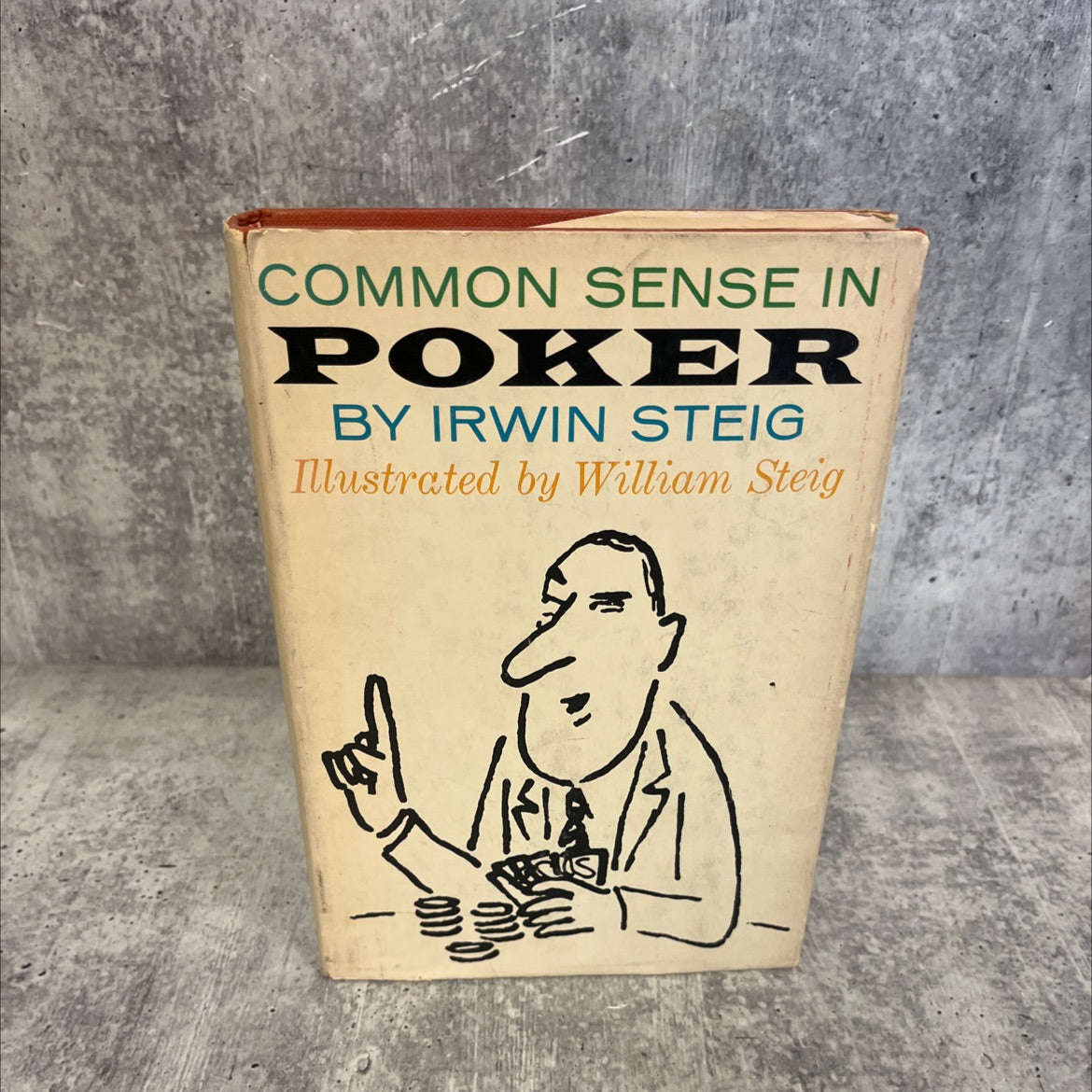 common sense in poker book, by irwin steig, 1963 Hardcover image 1