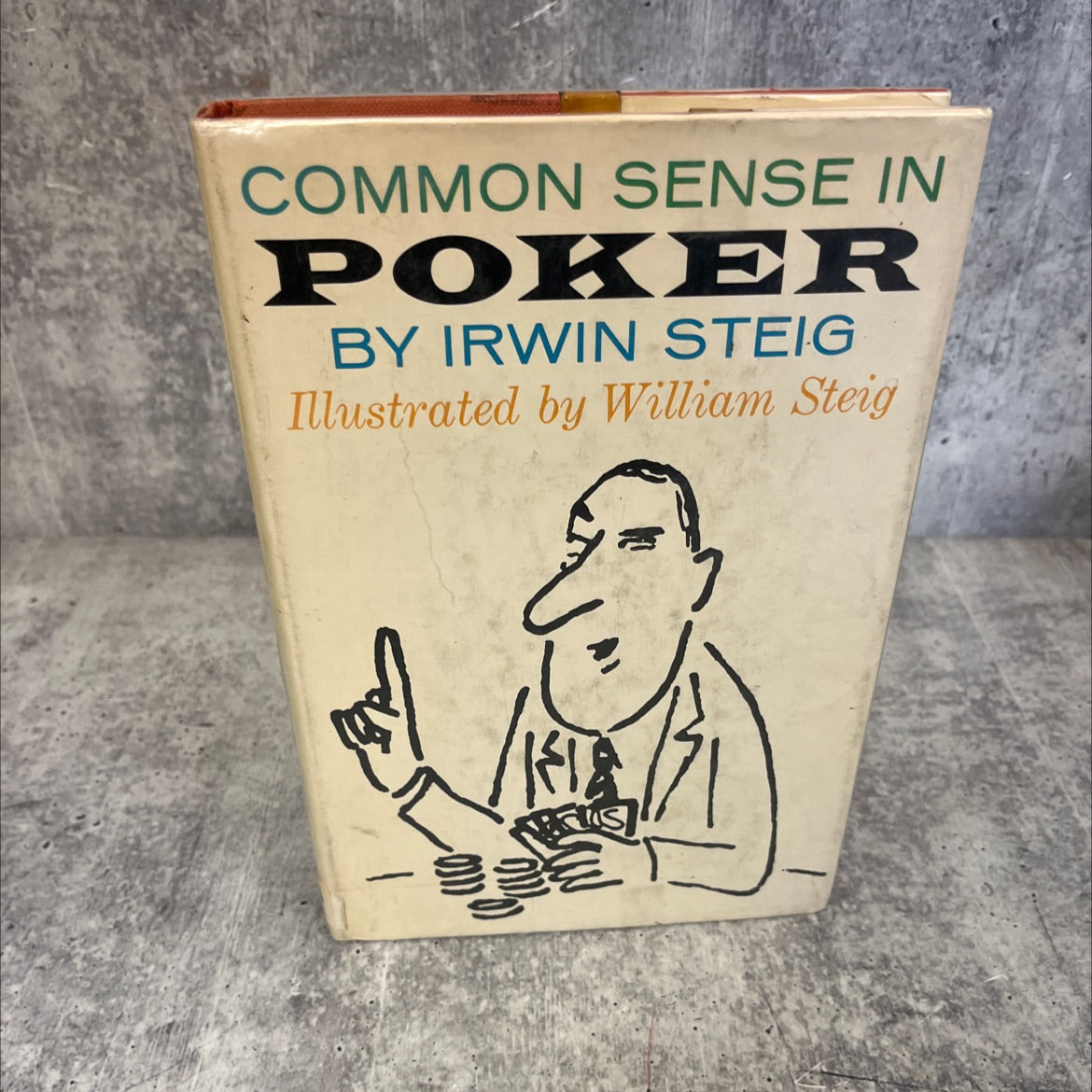 common sense in poker book, by Irwin Steig, 1963 Hardcover image 1