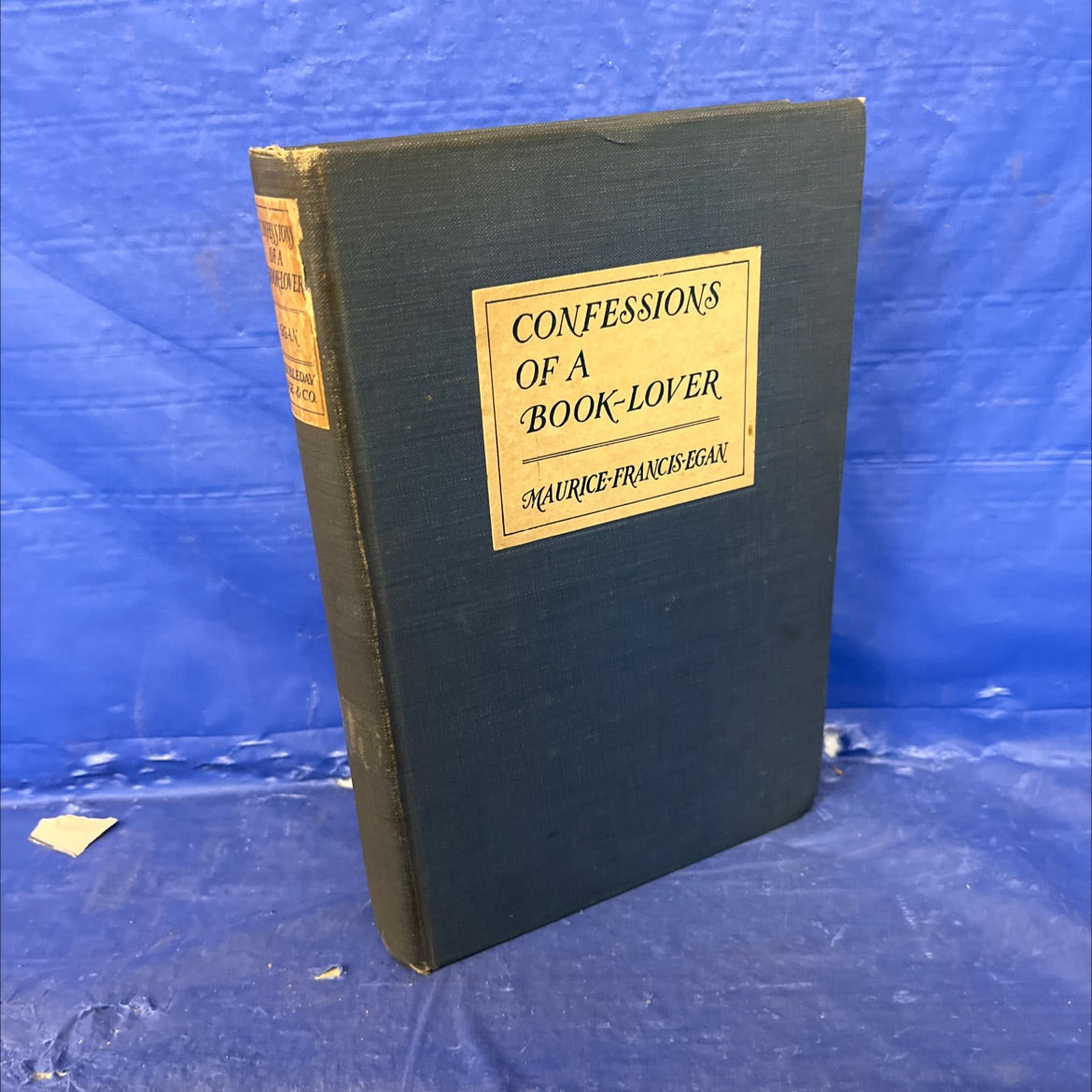 confessions of a book-lover book, by maurice francis egan, 1923 Hardcover image 1