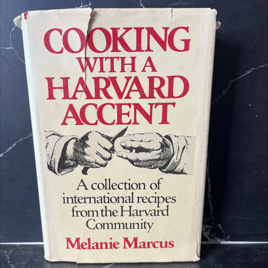 SIGNED cooking with a harvard accent book, by Melanie Marcus, 1979 Hardcover, First Edition, Vintage image 1