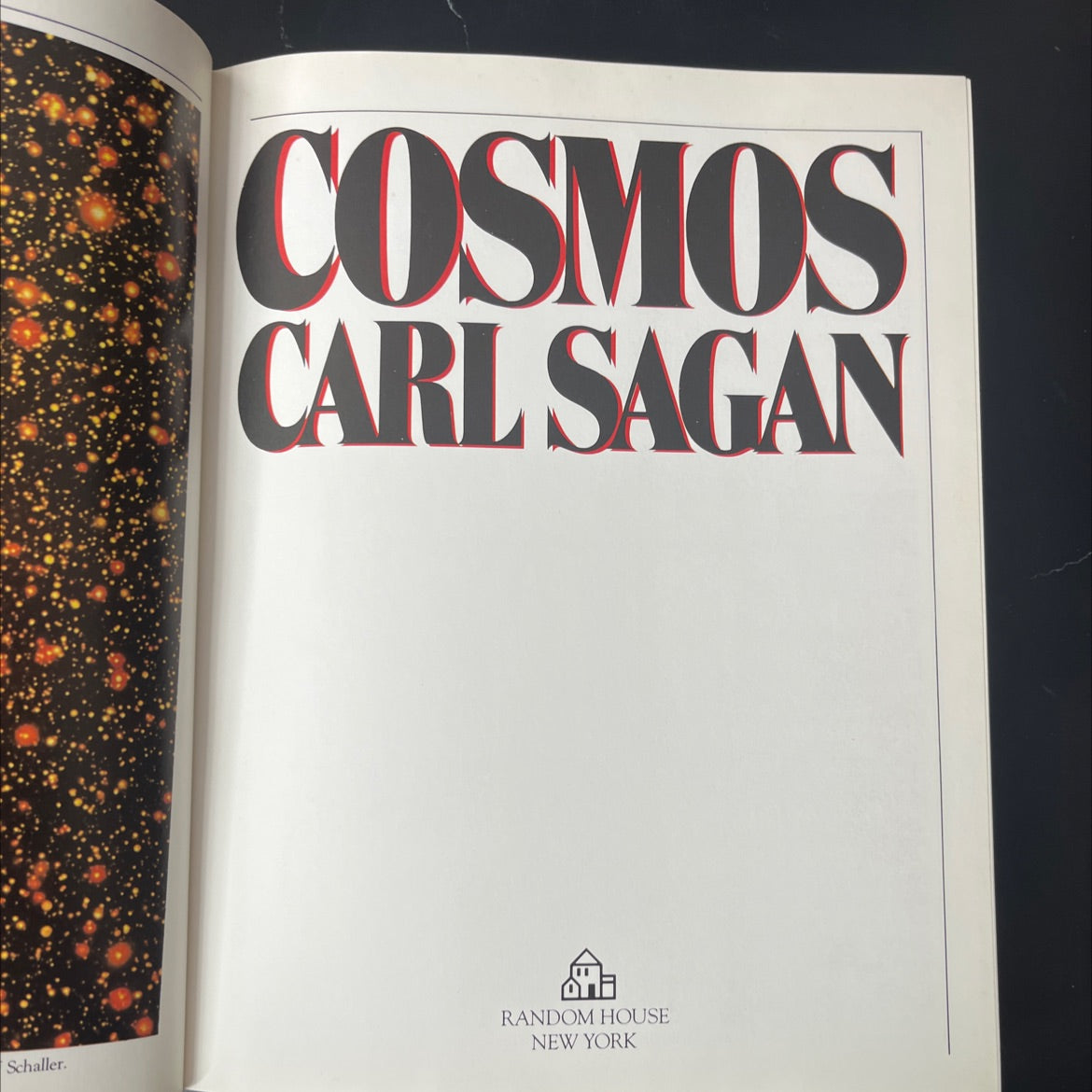 cosmos book, by Carl Sagan, 1980 Hardcover image 2