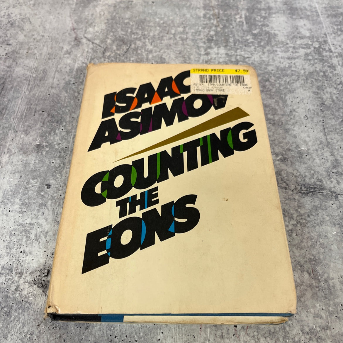 counting the eons book, by isaac asimov, 1983 Hardcover image 1