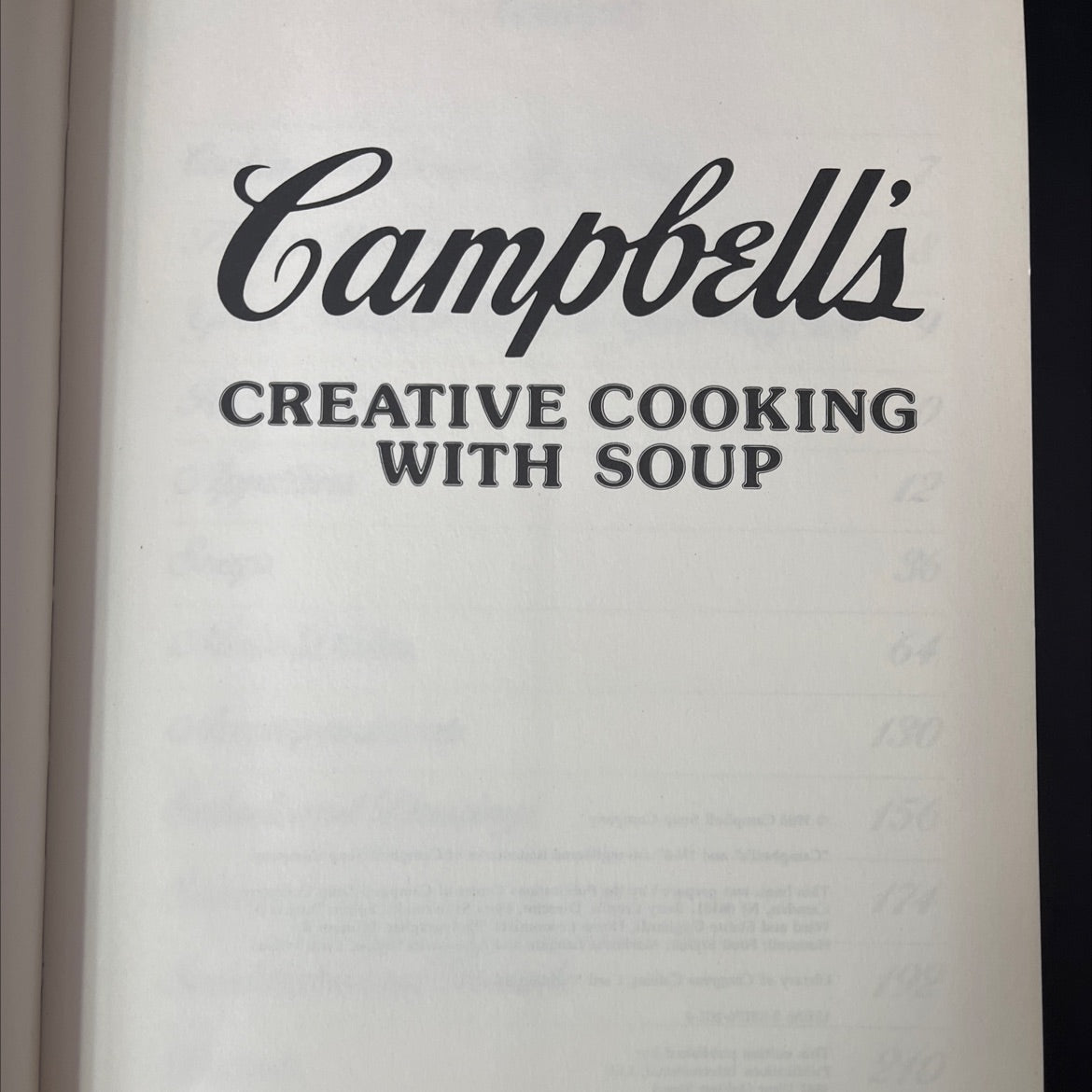 creative cooking with soup book, by unknown, 1985 Hardcover, Vintage image 2