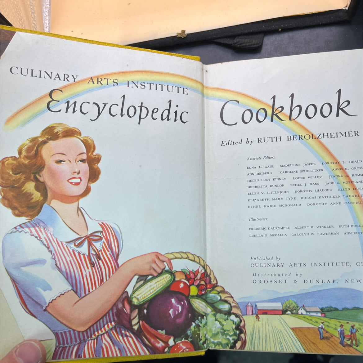 culinary arts institute encyclopedic cookbook book, by ruth berolzheimer, 1948 Hardcover image 2