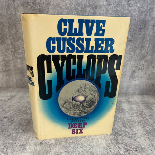 cyclops book, by clive cussler, 1986 Hardcover, First Edition, Vintage image 1