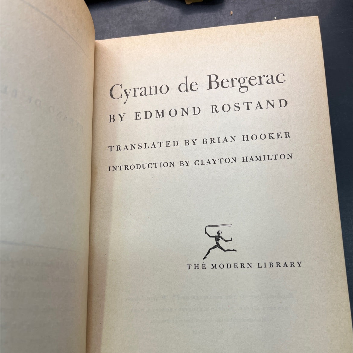 cyrano de bergerac book, by edmond rostand, 1951 Hardcover image 2