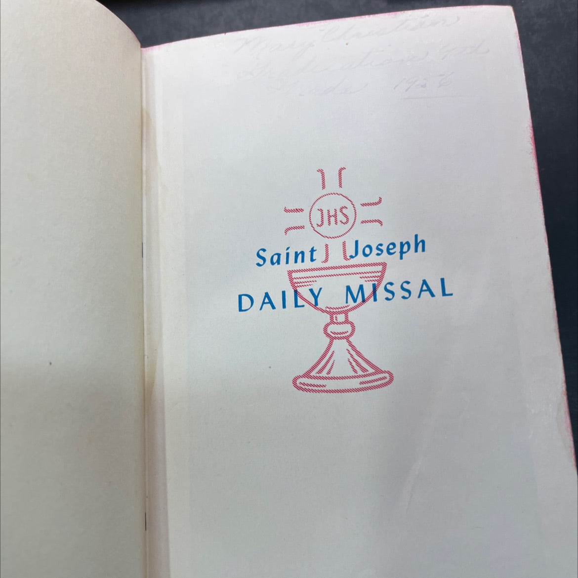 daily missal book, by unknown, 1956 Hardcover image 2