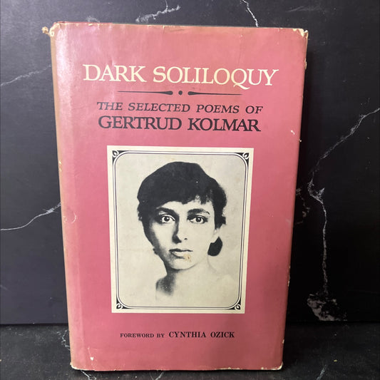 dark soliloquy the selected poems of gertrud kolmar book, by gertrud kolmar, 1975 Hardcover, Vintage image 1