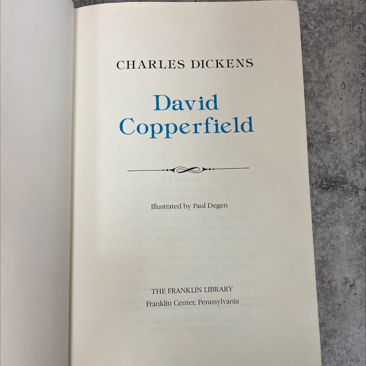 david copperfield book, by charles dickens, 1980 Leather image 2