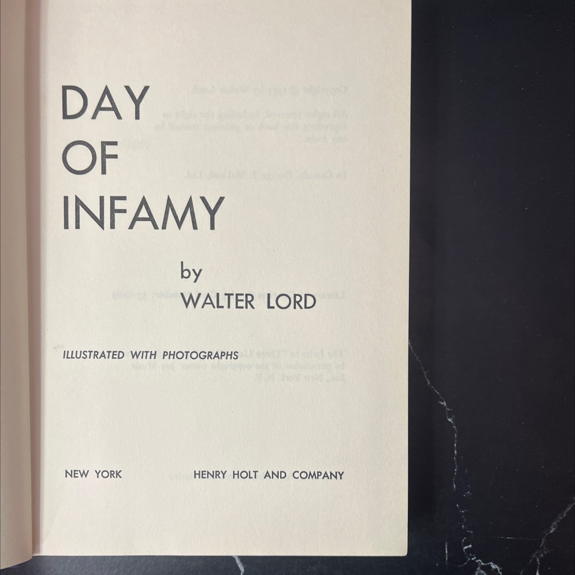 day of infamy book, by walter lord, 1957 Hardcover, Vintage image 2