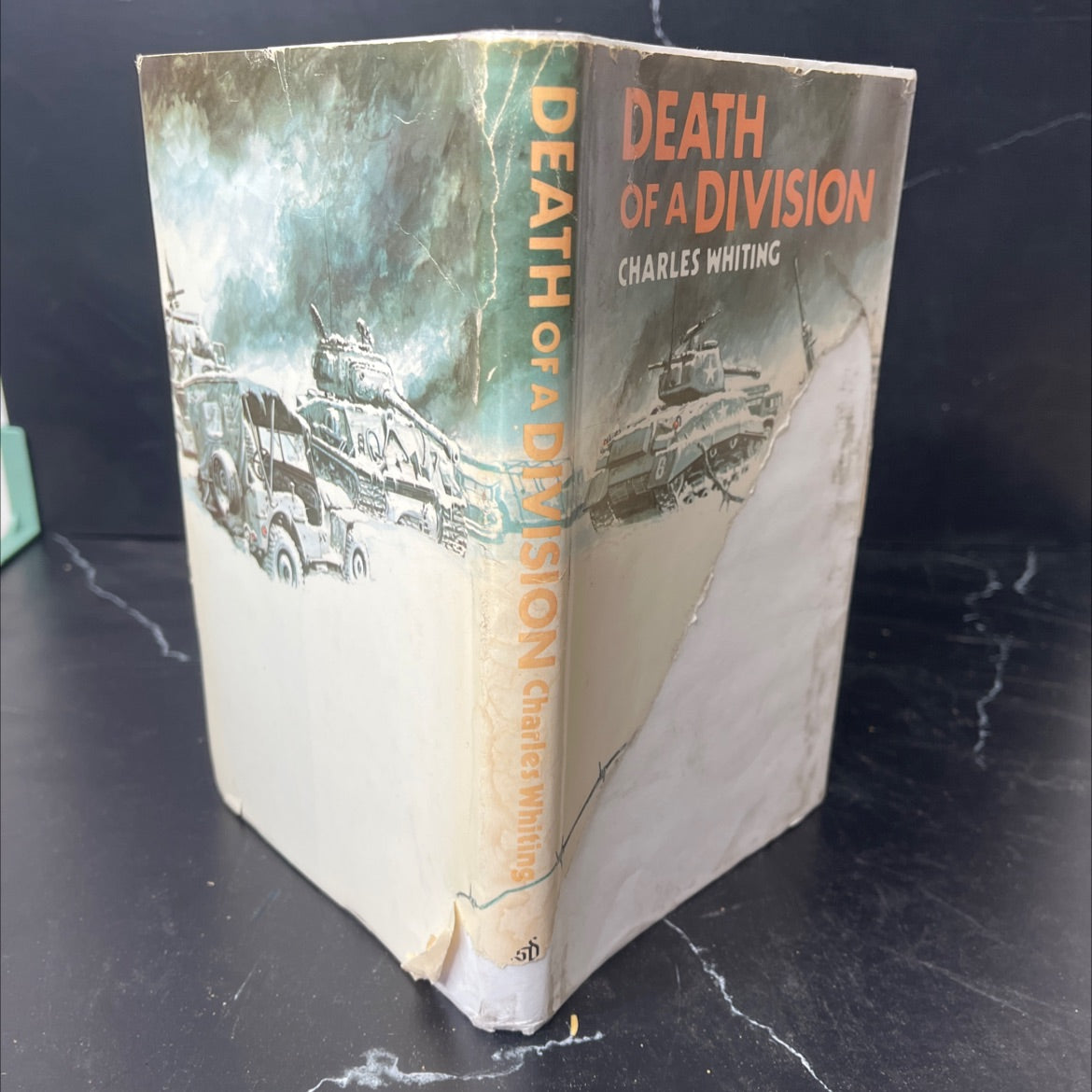 death of a division book, by charles whiting, 1981 Hardcover, Vintage, Heavily Used image 1