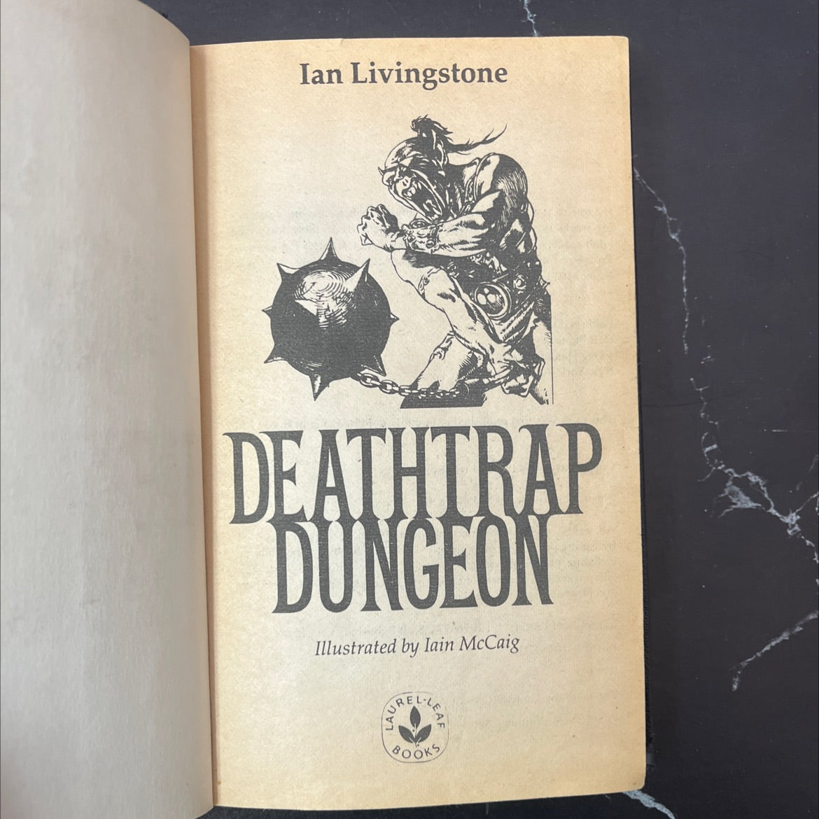 deathtrap dungeon book, by Ian Livingstone, 2023 Hardcover image 3