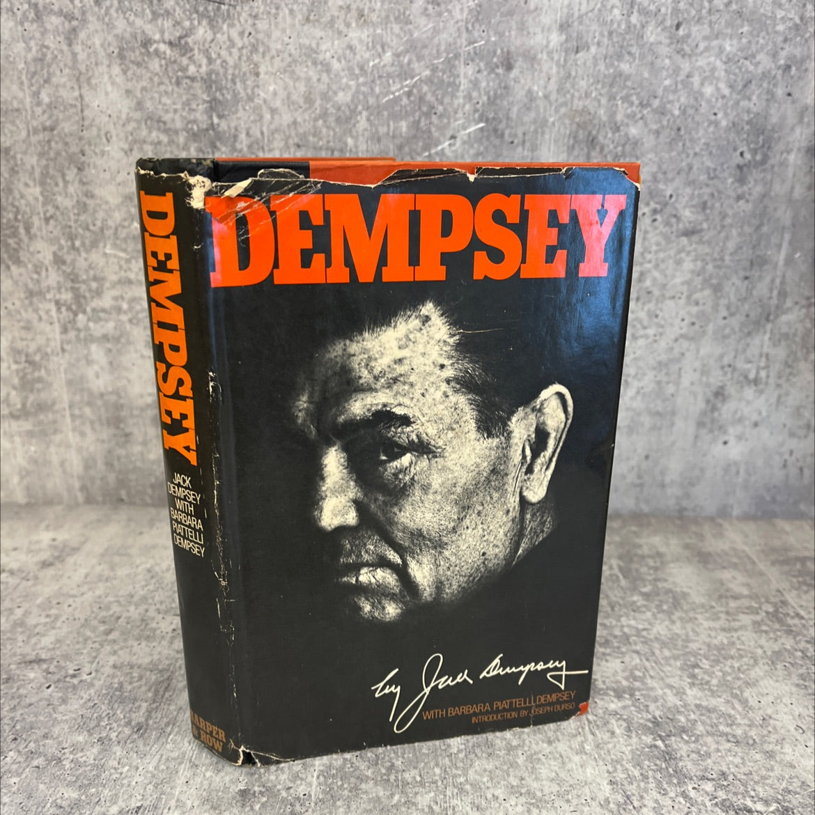 dempsey book, by Jack Dempsey, Barbara Piattelli Dempsey, 1977 Hardcover, Vintage image 1