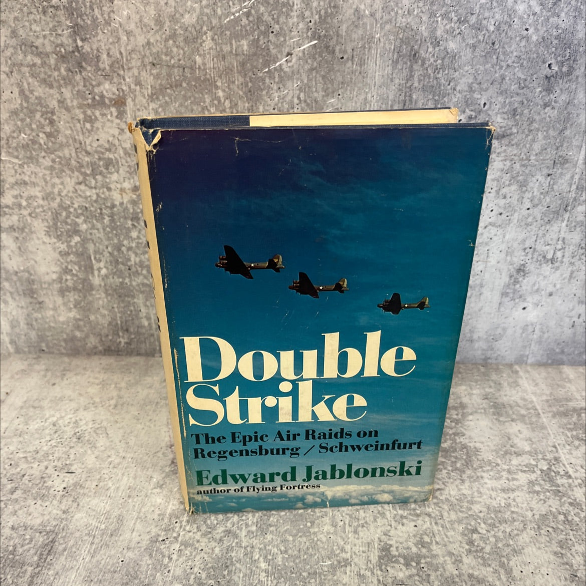 double strike the epic air raids on regensburg-schweinfurt august 17, 1943 book, by Edward Jablonski, 1974 Hardcover image 1