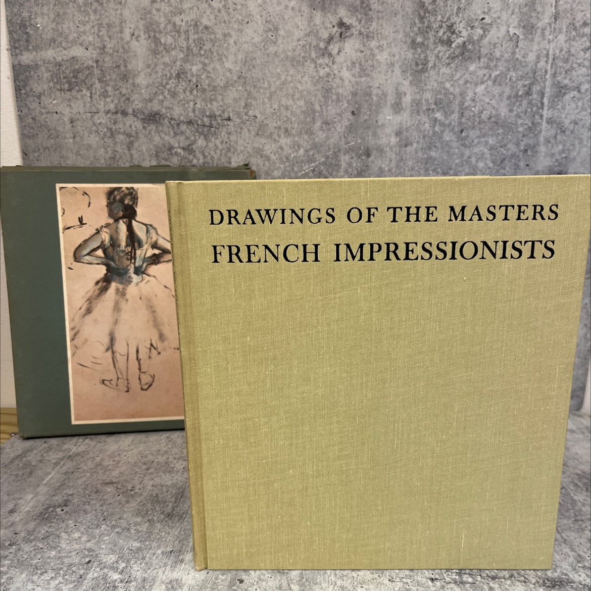 drawings of the masters french impressionists book, by ira moskowitz, 1962 Hardcover, Vintage image 1