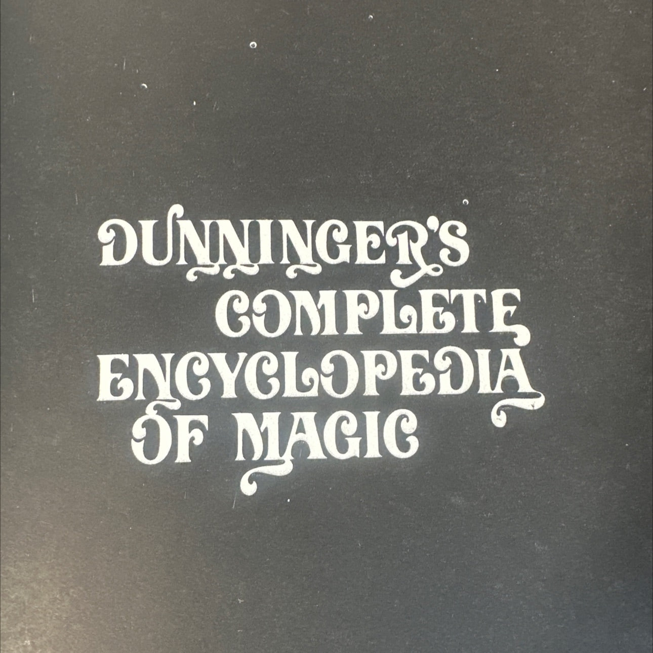 dunninger's complete encyclopedia of magic book, by unknown, 1970 Hardcover, Rare, Vintage image 2