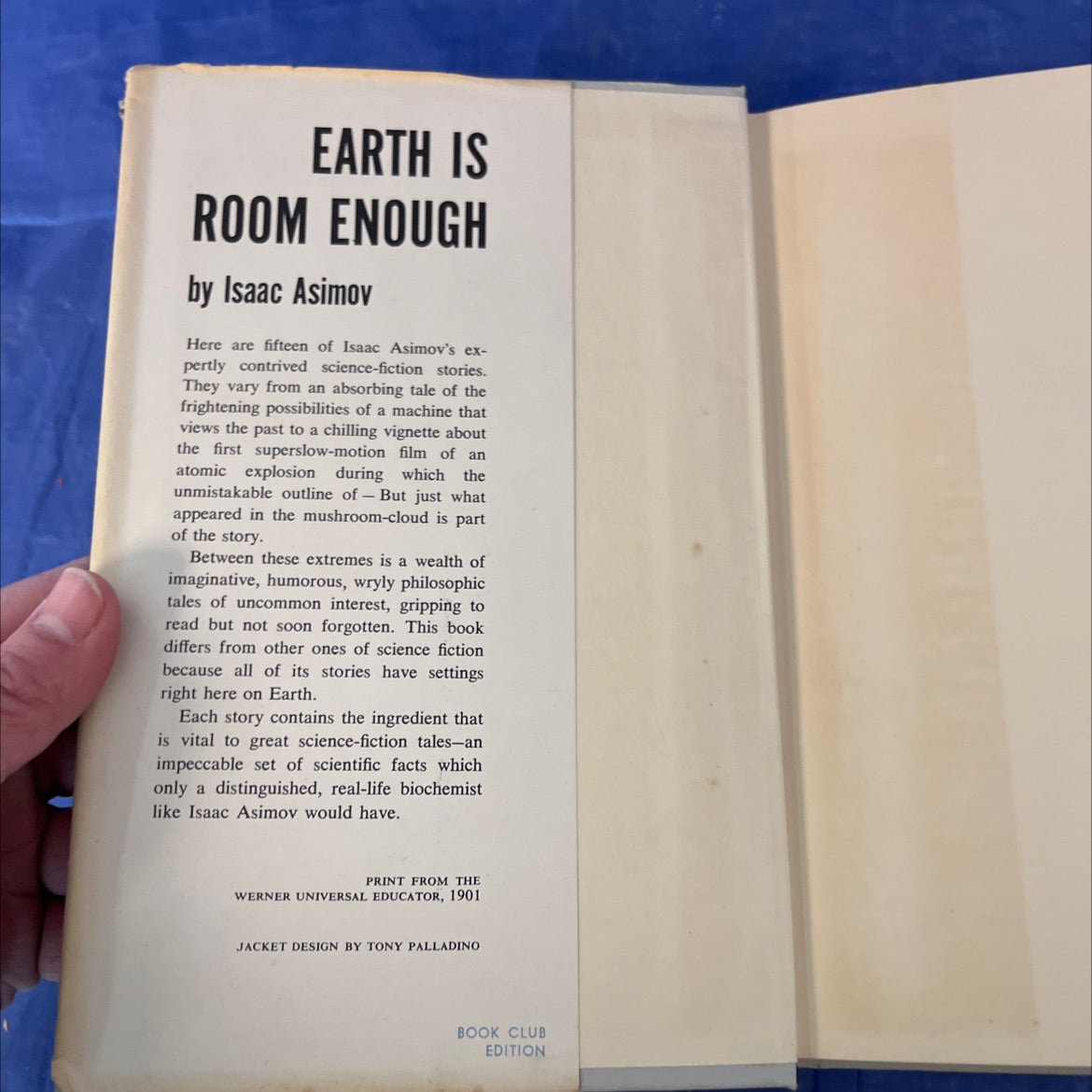 earth is room enough book, by isaac asimov, 1957 Hardcover image 4