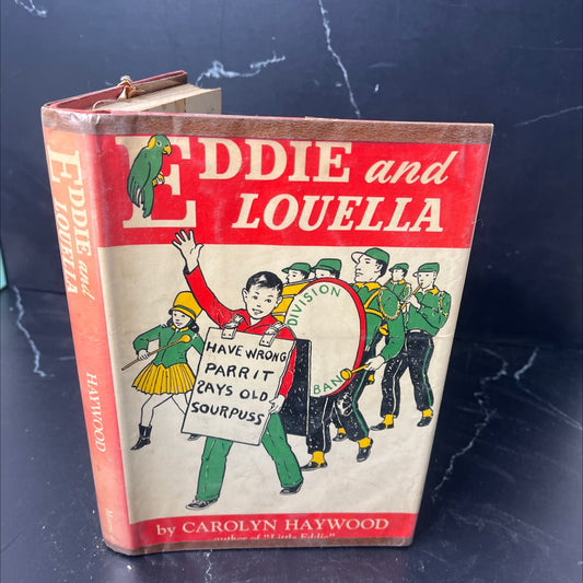 eddie and louella book, by carolyn haywood, 1965 Hardcover, Vintage, Heavily Used image 1