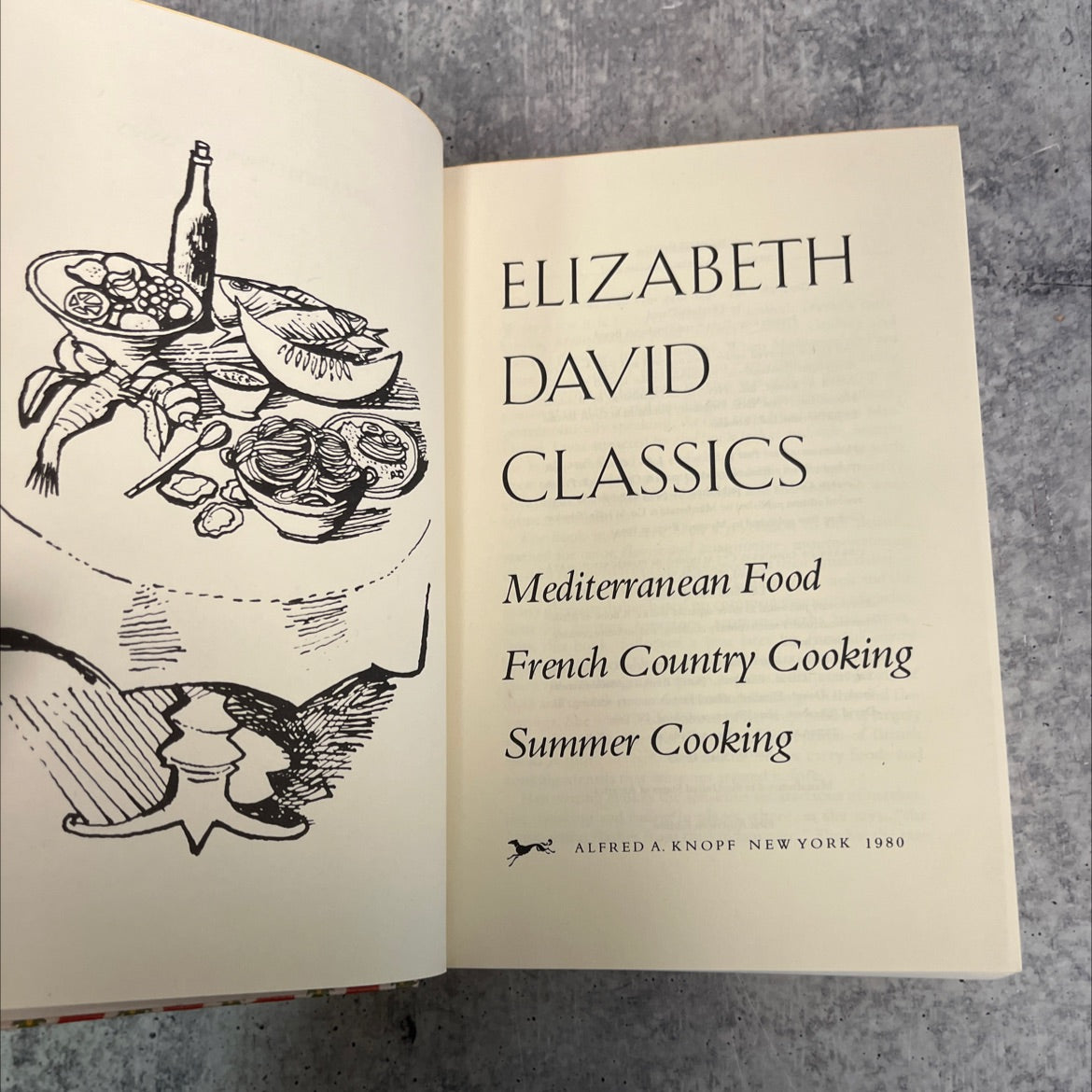 elizabeth david classics book, by Elizabeth David, 1980 Hardcover image 2