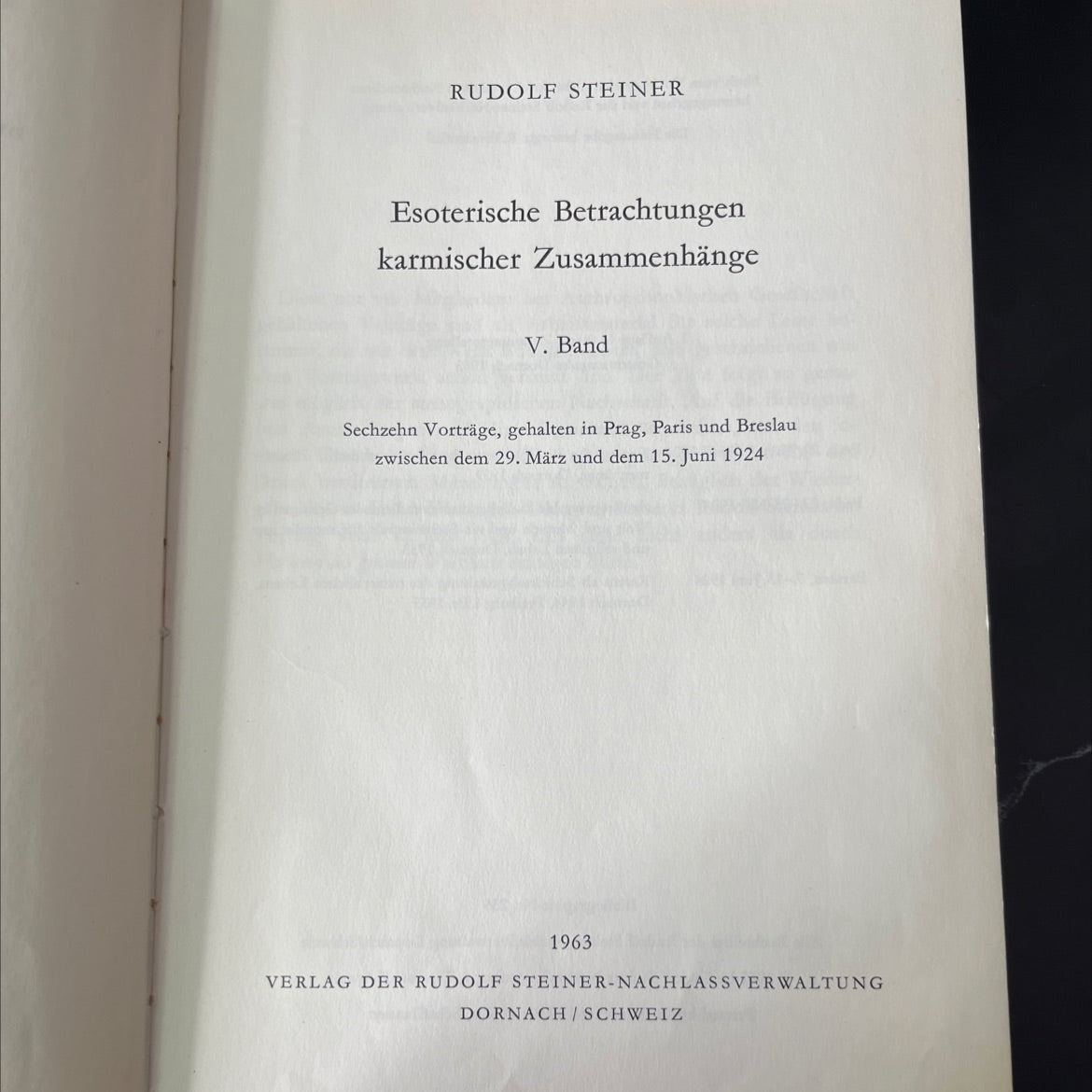 esoteric considerations of karmic relationships book, by rudolf steiner, 1963 Hardcover, Vintage image 2