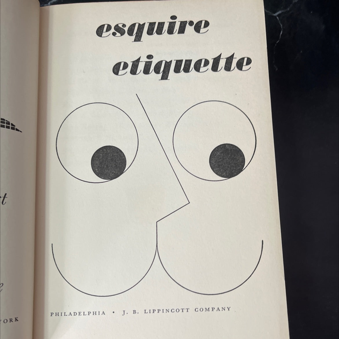 esquire etiquette book, by unknown, 1953 Hardcover, First Edition, Vintage image 2