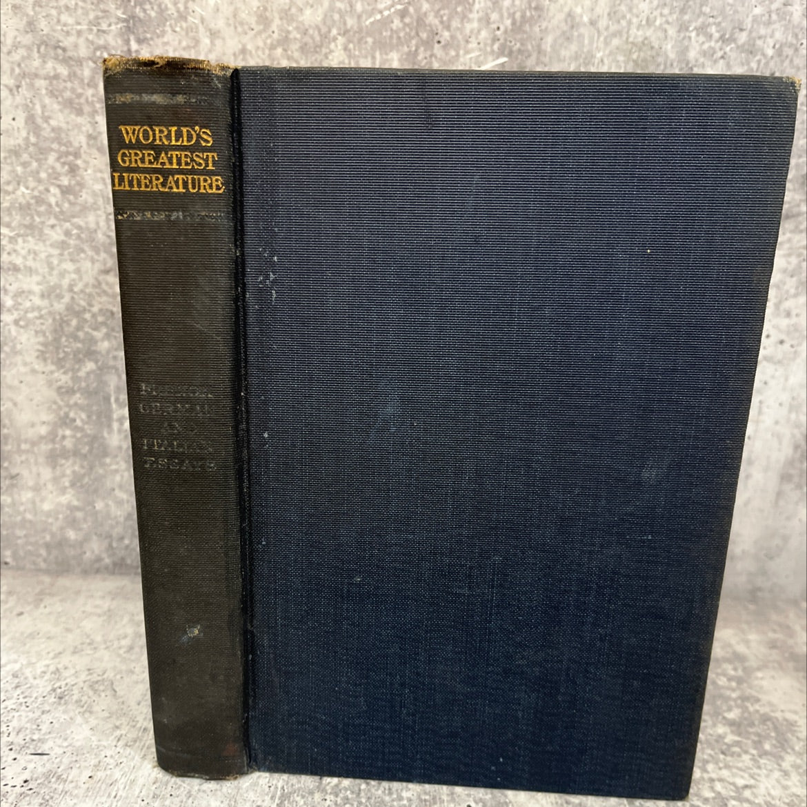 essays of french, german and italian essayists book, by Chauncey C. Starkweather, 1900 Hardcover, Antique image 1