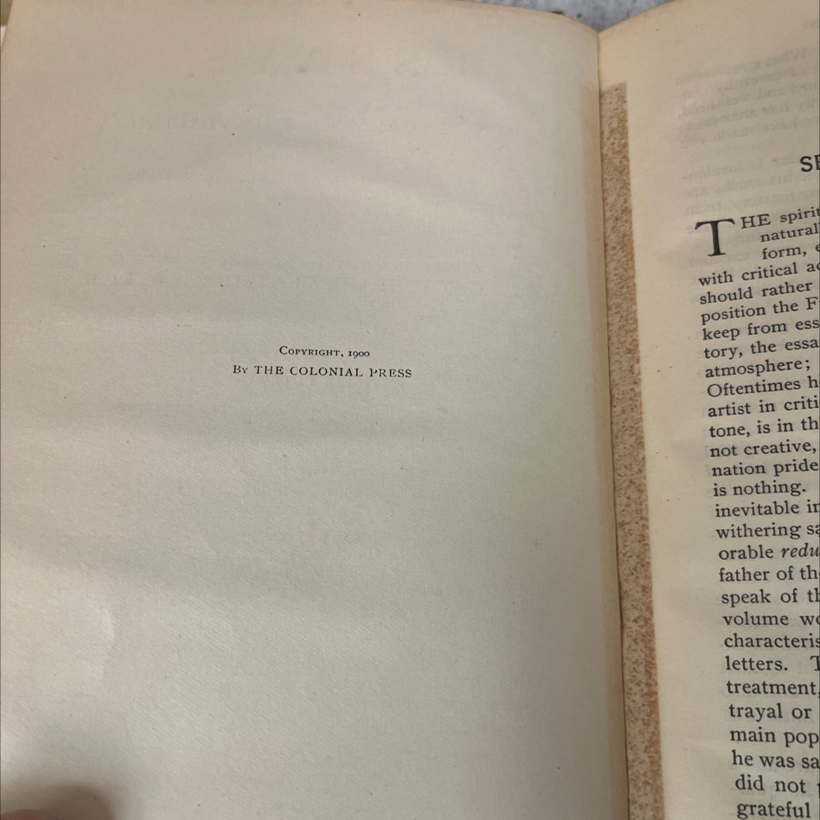 essays of french, german and italian essayists book, by Chauncey C. Starkweather, 1900 Hardcover, Antique image 3