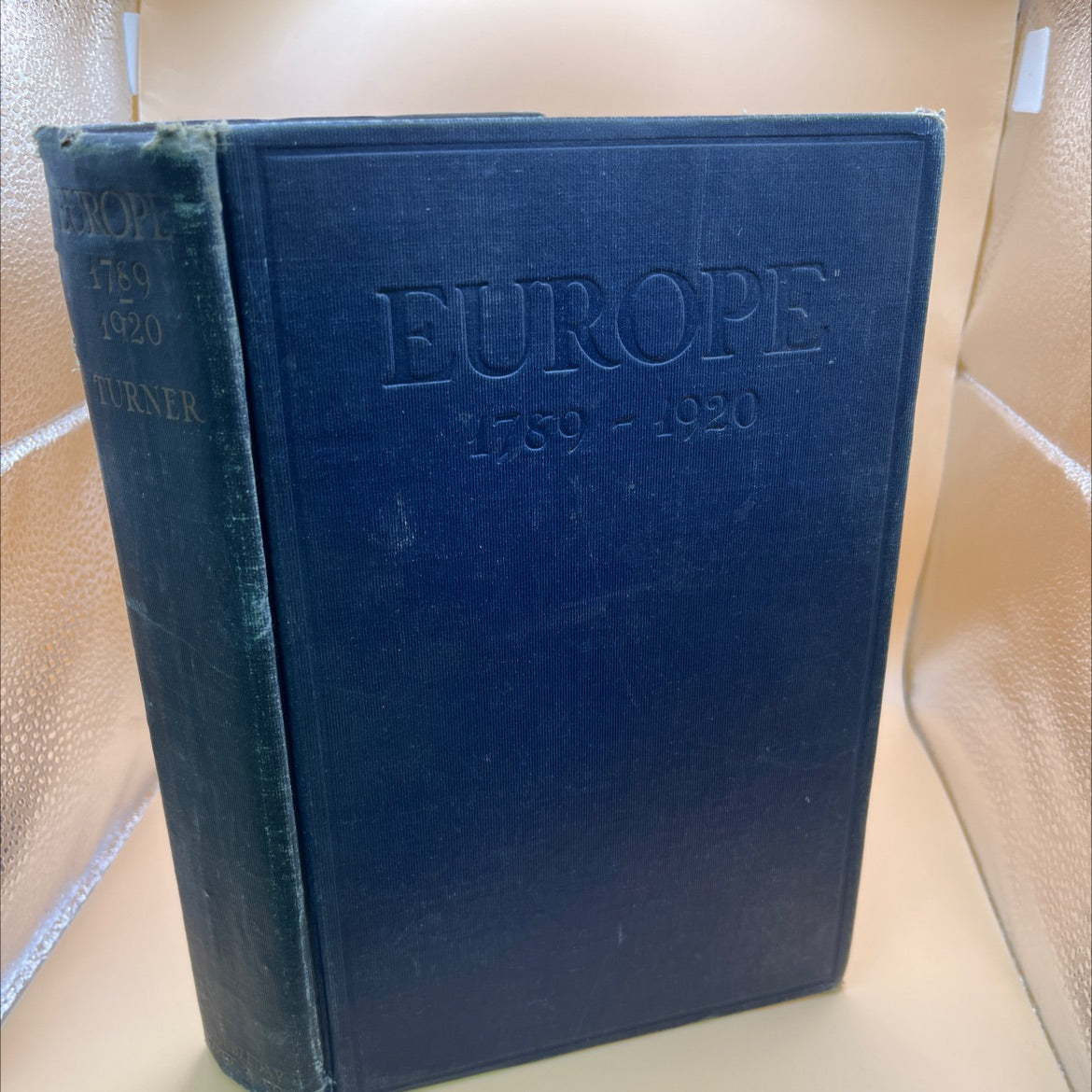 europe 1789-1920 book, by edward raymond turner, 1921 Hardcover image 1