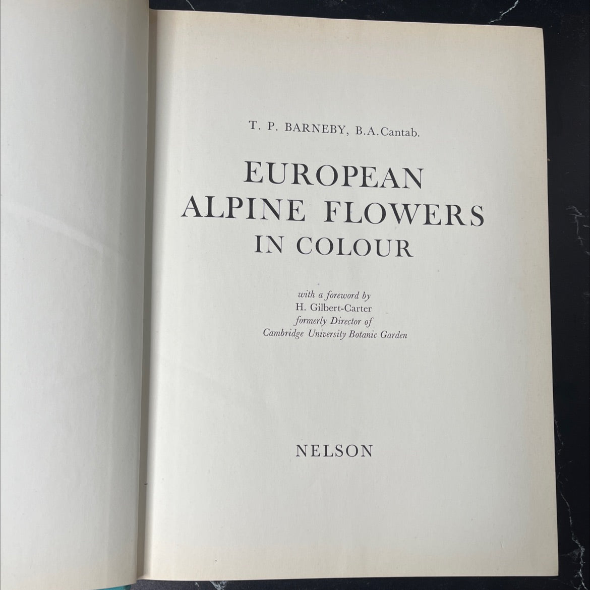 european alpine flowers in colour book, by T. P. Barneby, 1967 Hardcover, Vintage image 2