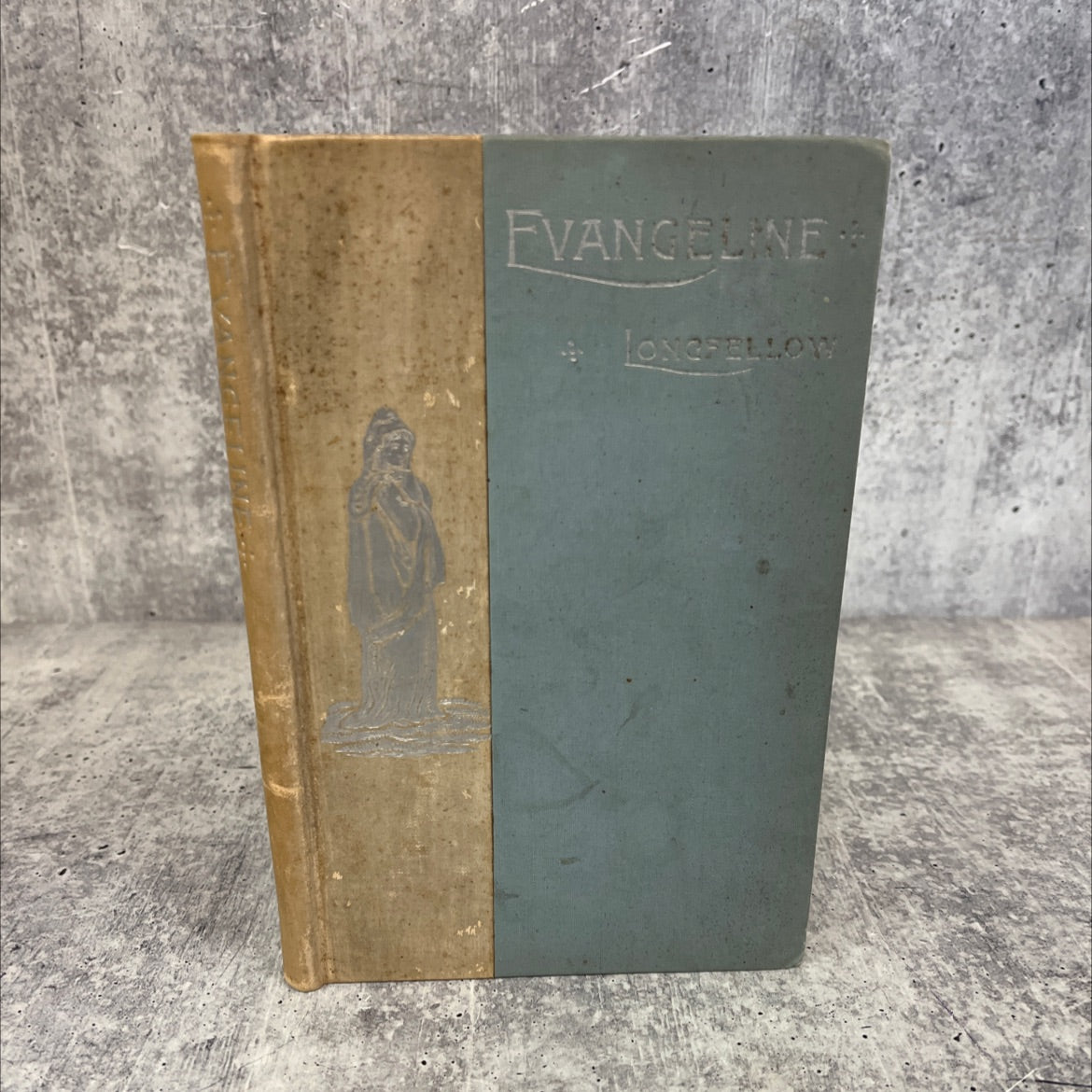 evangeline book, by henry wadsworth longfellow, 1892 Hardcover, Antique image 1