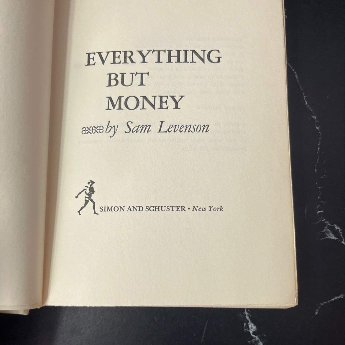 everything 888888 but money book, by Sam Levenson, 1966 Hardcover, Vintage image 2