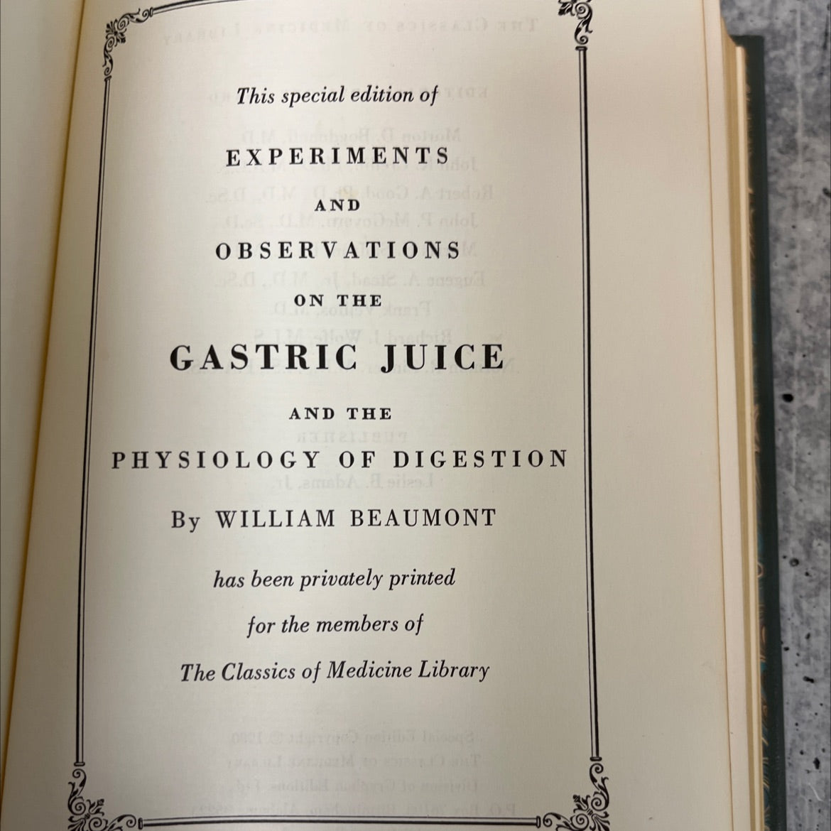 experiments and observations on the gastric juice and the physiology of digestion book, by william beaumont, 1980 image 2