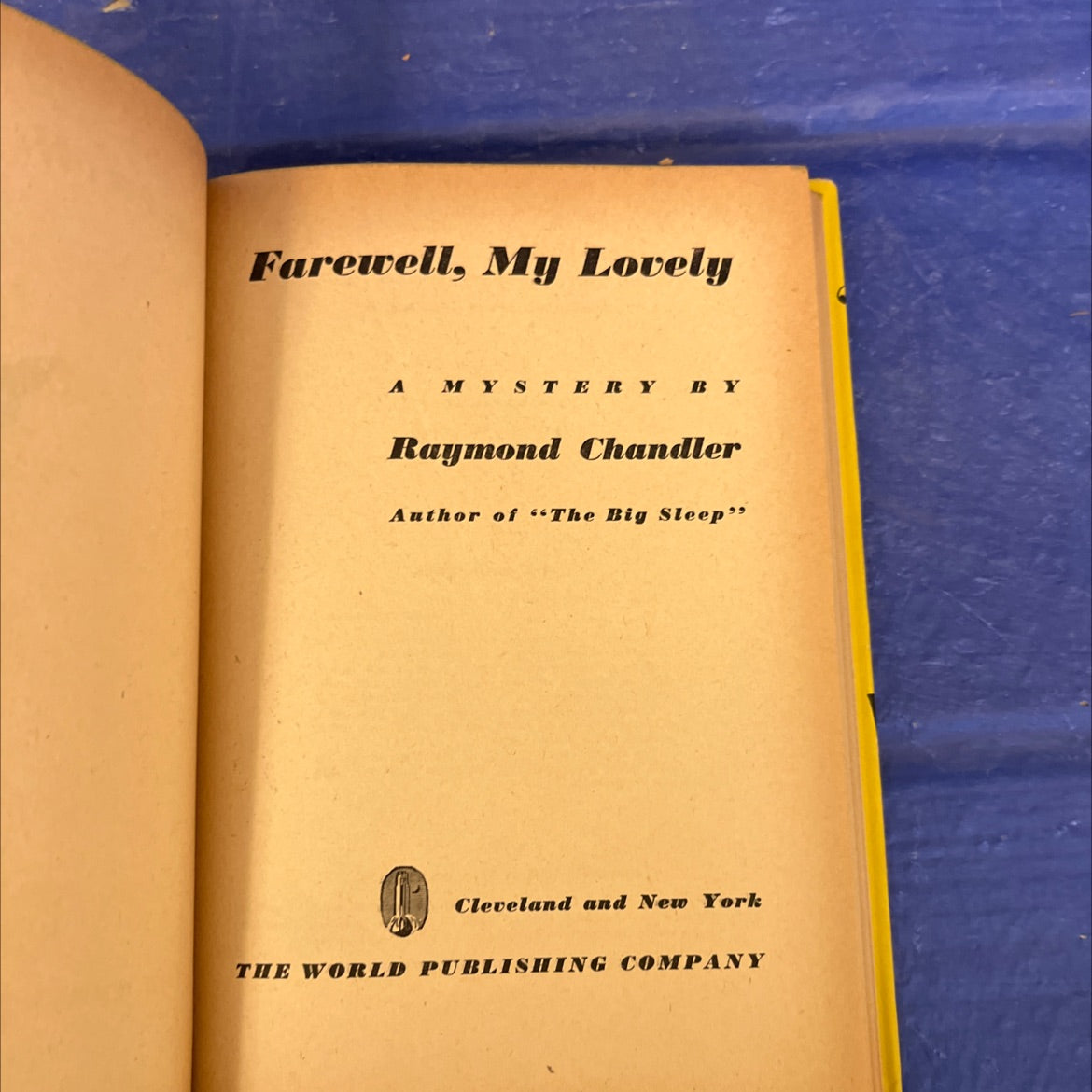 farewell, my lovely book, by raymond chandler, 1944 Hardcover image 2