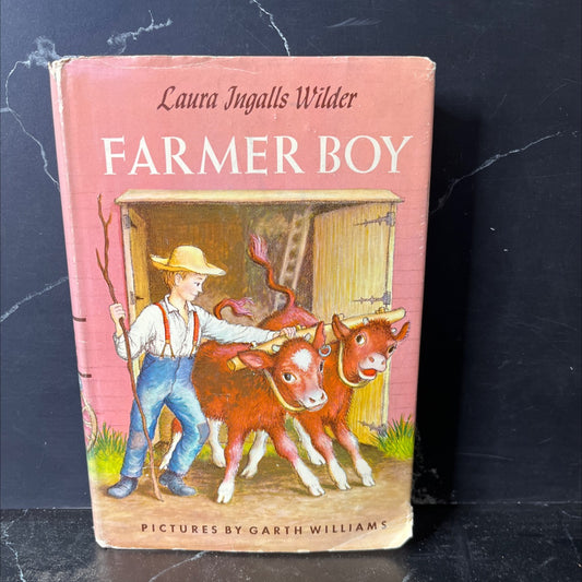 farmer boy book, by laura ingalls wilder, 1953 Hardcover, Vintage image 1