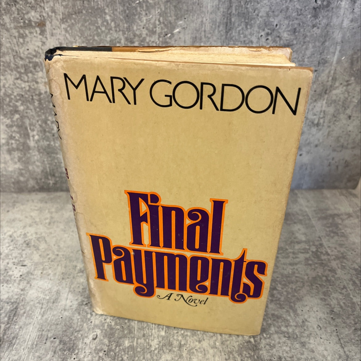 final payments book, by mary gordon, 1978 Hardcover image 1