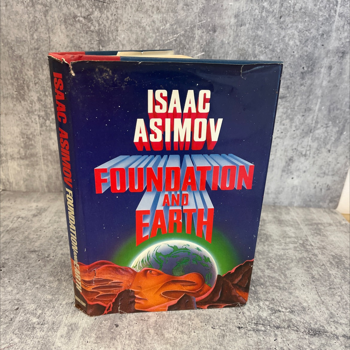 foundation and earth book, by isaac asimov, 1986 Hardcover, First Edition, Vintage image 1