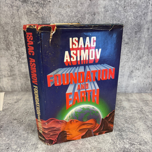 foundation and earth book, by isaac asimov, 1986 Hardcover, First Edition, Vintage image 1