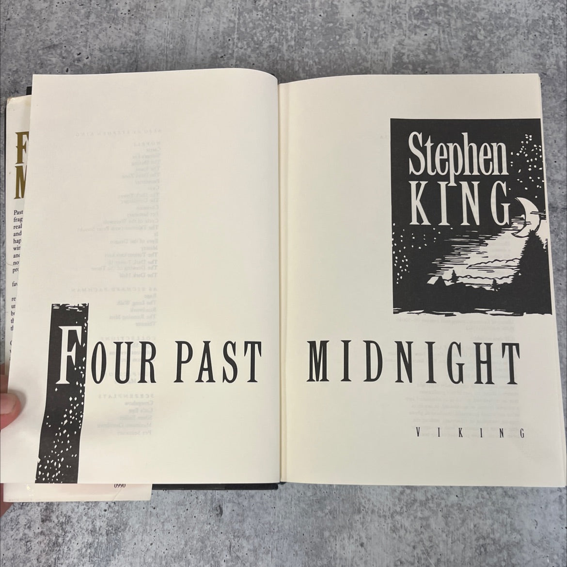 four past midnight book, by Stephen King, 1990 Hardcover image 2