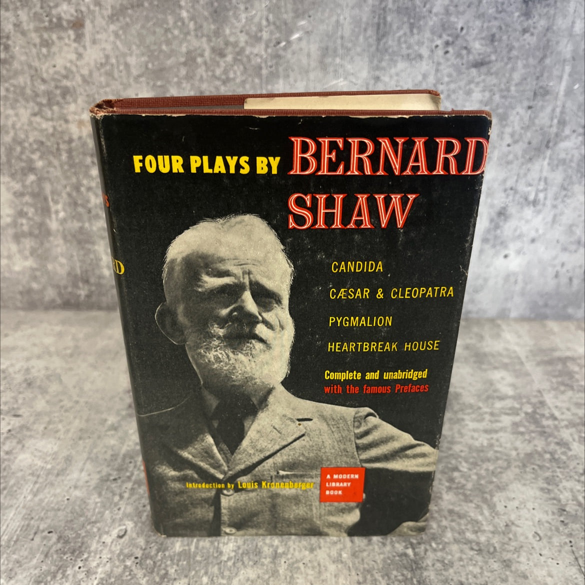 four plays by bernard shaw book, by george bernard shaw, 1958 Hardcover image 1