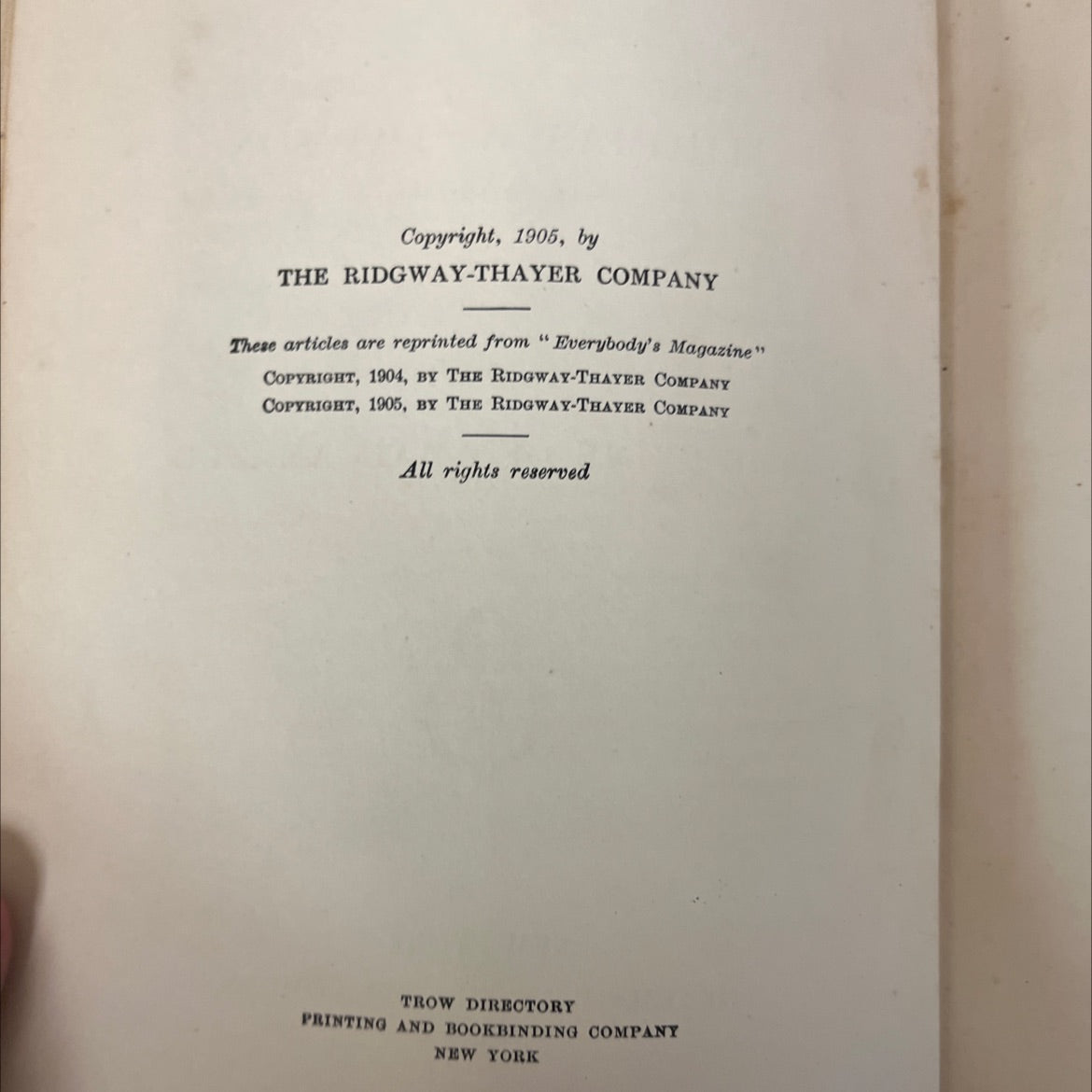 frenzied finance book, by thomas w. lawson, 1905 Hardcover image 3