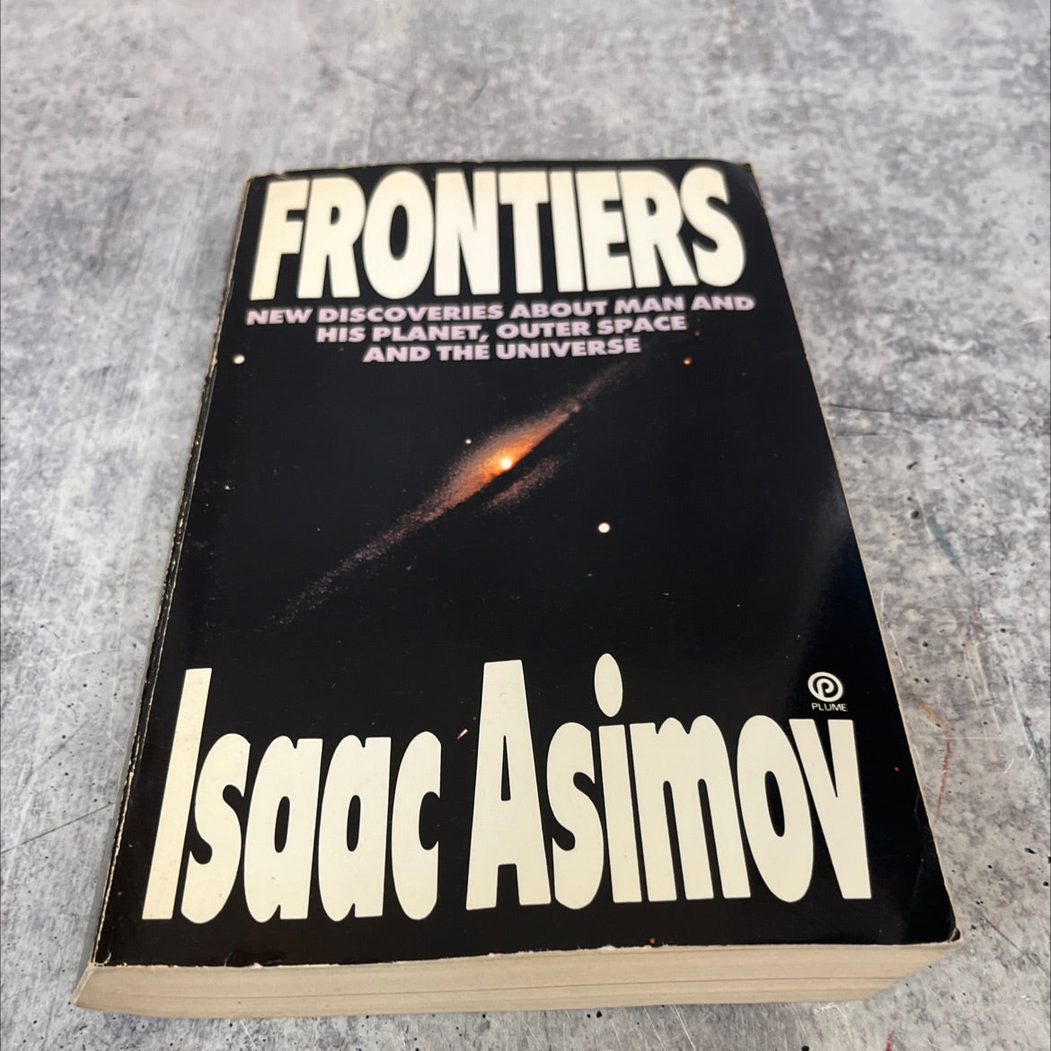 frontiers new discoveries about man and his planet outer space and the universe book, by isaac asimov, 1991 Paperback image 1